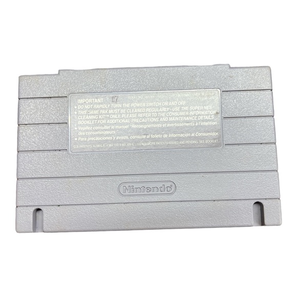 Vintage 1991 Cal Ripken Jr Baseball SNES Super Nintendo Game - Picture 2 of 2